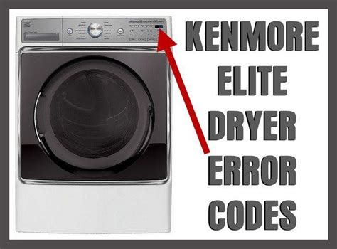 <b>Kenmore</b> Washer <b>Code</b> F21: Causes & How to Fix. . Kenmore elite dryer cl code